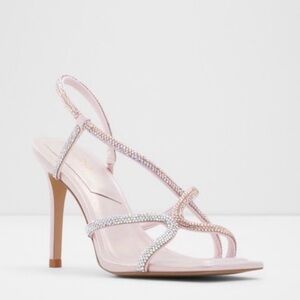 Aldo Light Pink Strappy Heels